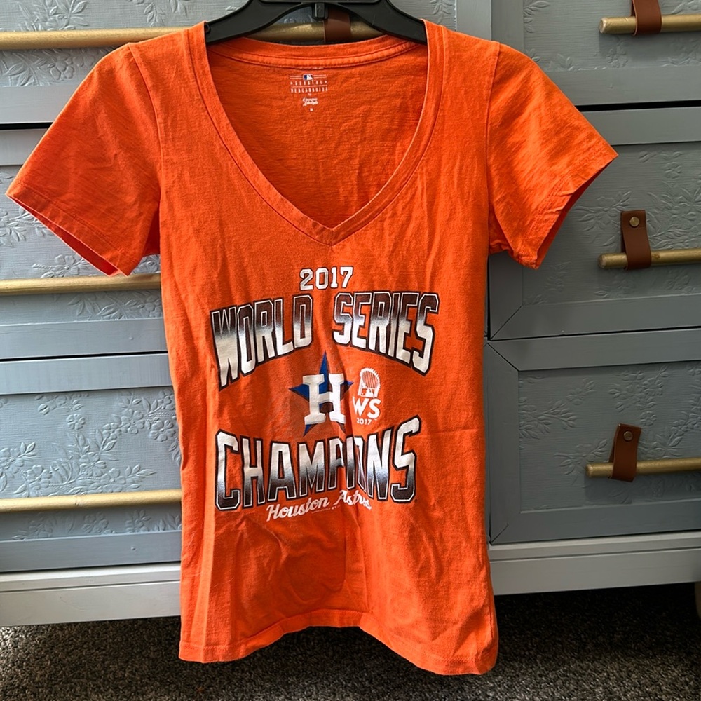 Houston Astros 2017 World Series Champions v-neck tshirt